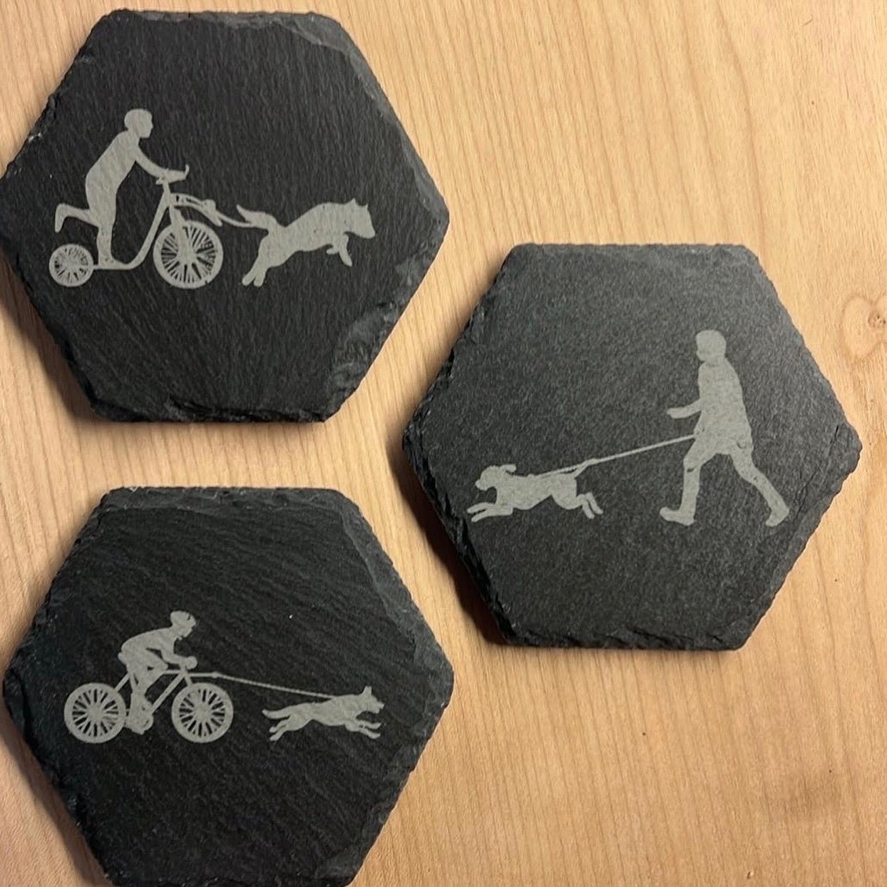 Slate Coasters (SnowPaw Engraving) - SnowPaw Store - SnowPaw Store - Gifts